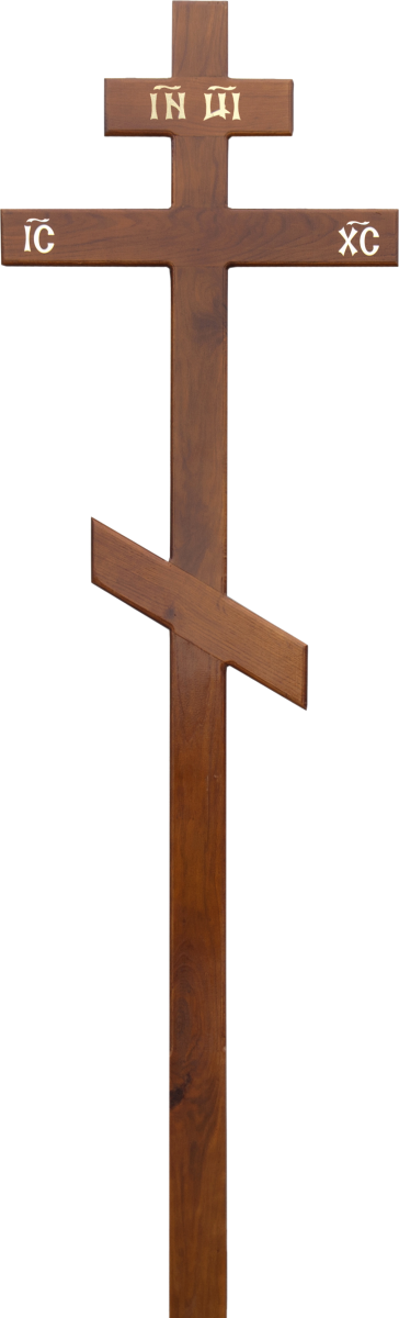 Крест на могилу дубовый «Прямой», 210 см.