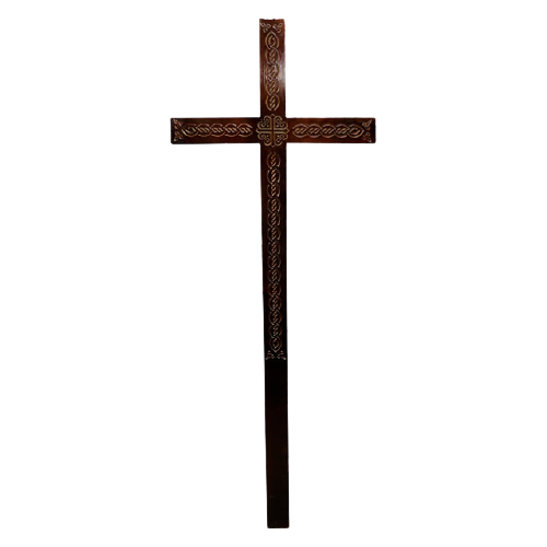 Крест на могилу сосновый «Григорианский»